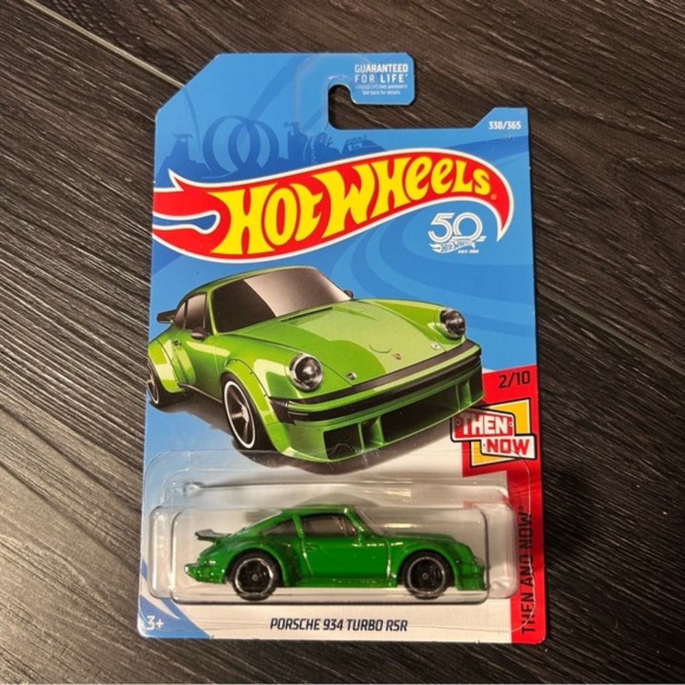 Hot Wheels Green Porsche 934 Turbo RSR Die-cast Car